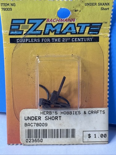 Acopladores Bachmann E-Z Mate DEBAJO DEL VÁSTAGO CORTO #78009 (2pk) NUEVO NOS | Zustand: New