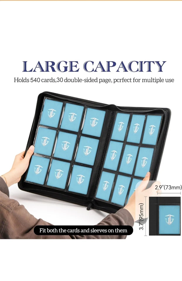 pokemon Laser Engraved 9 Pocket Sylveon Clouds Binder Made To Order - Image 3 of 4