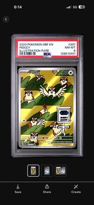Pidgey 207/197 SV03: Obsidian Flames Holo for sale online | eBay
