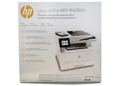 Brand New HP LaserJet Pro MFP M428fdn All-In-One Monochrome Printer W1A29A