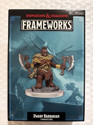 Dungeons & Dragons Frameworks Dwarf Barbarian Wizkids Brand New