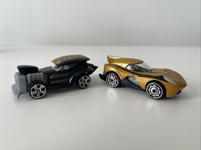Teamsterz Diecast Cars Black Gold Hot Rod Collectible Toy Vehicles