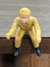 Hot Wheels Rrrumblers Redline Era Motorcycle Chopper Tan Rider Figure