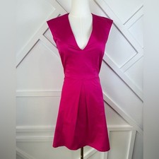 NWT French Connection Richie Capri Cotton Sleeveless Mini Dress Pink Size 2