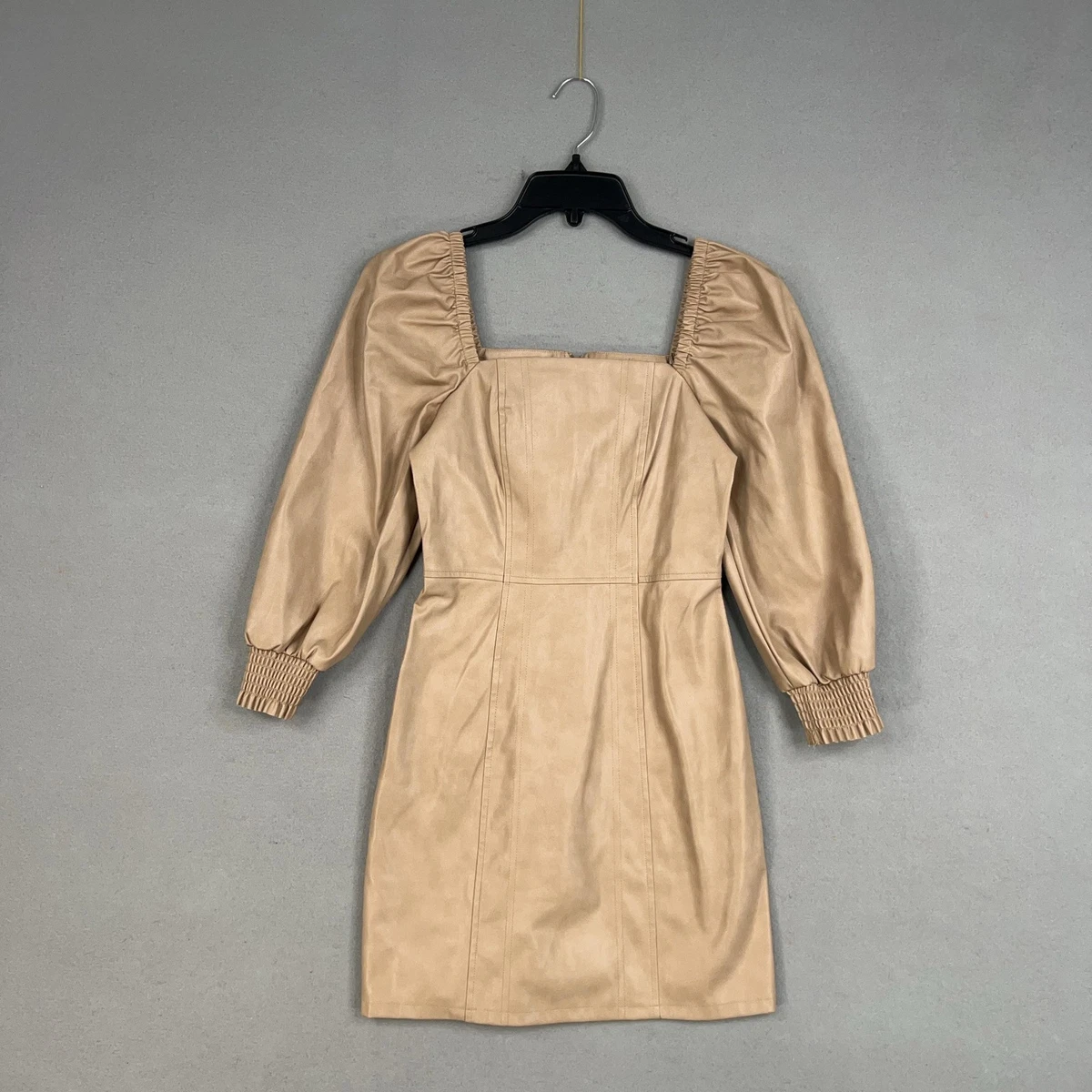 Faux Leather Beige Dresses for Women for sale | eBay