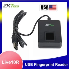 ZKTeco 500DPI ZK9500 LIVE10R Fingerprint Scanner Reader Sensor With USB Cable