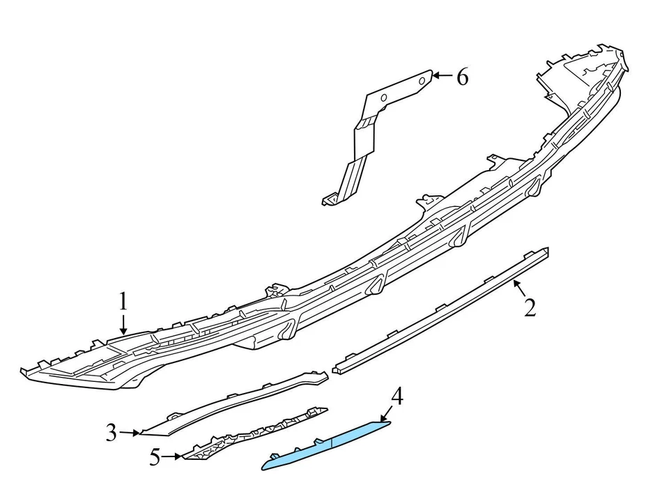 2021-2025 AUDI A5 SPORTBACK B9 - Right REAR Bumper Reflector (Outer) - Image 3 of 4