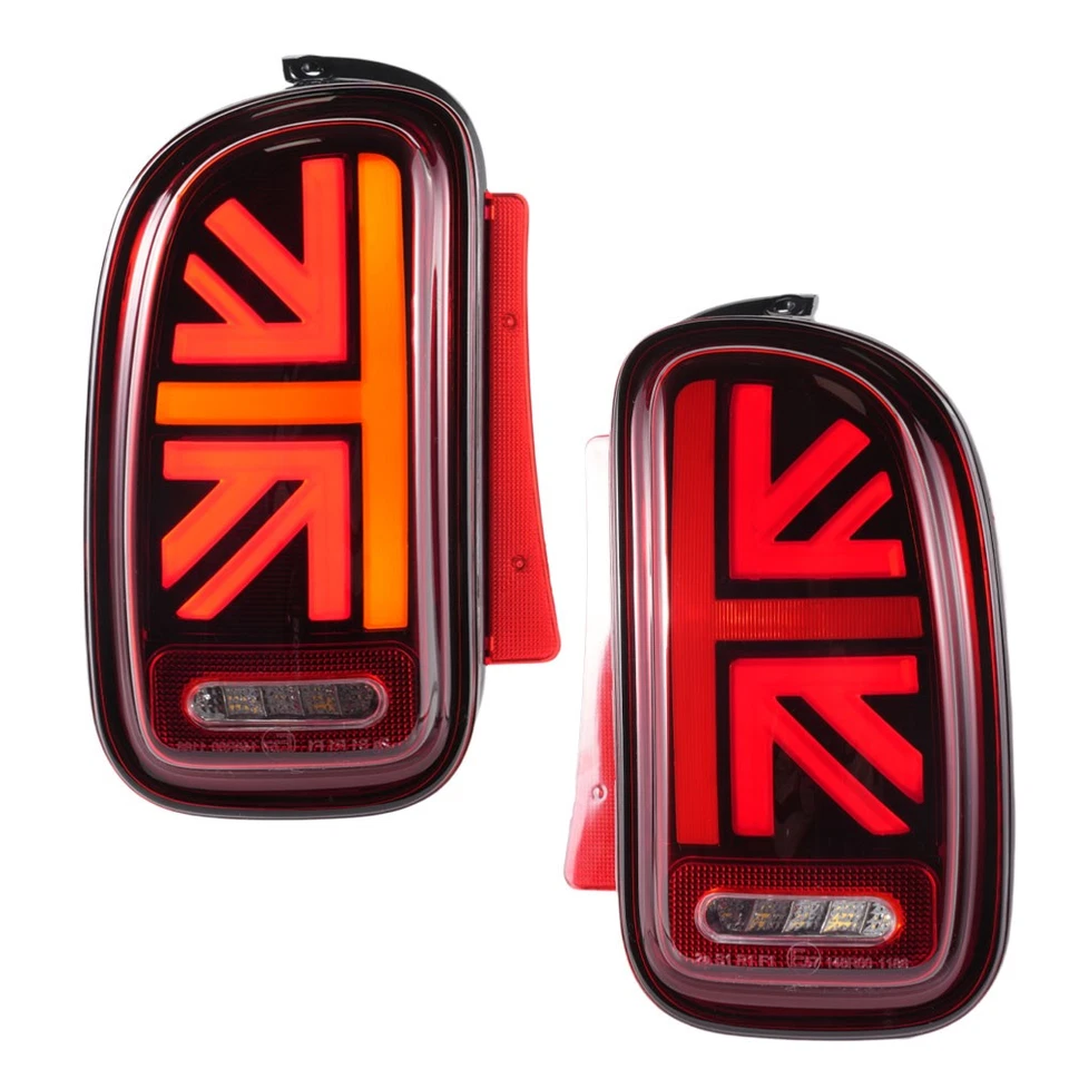 RED Lens LED Tail Lights Brake Lamps For BMW MINI Cooper Clubman R55 2007-2014 - Image 2 of 4