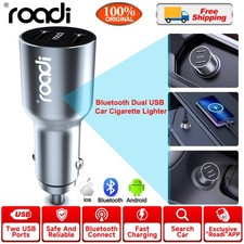 IC1-AA 12V Dual USB Car Cigarette Lighter Socket Splitter Power Adapter Charger