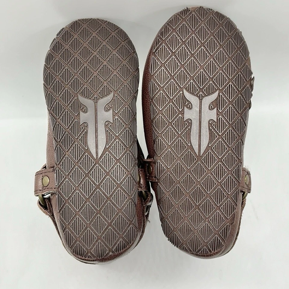 Коричневые кожаные детские ботильоны Frye - Изображение 4 из 4