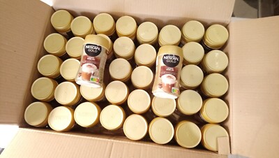 40 Stück Nescafe Gold Leere Kaffeedosen Sammeldosen mit Schraubverschluss Deckel
