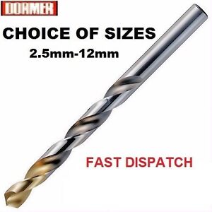 GROUND FLUTE HSS DRILL BITS IN FOR DRILLING STAINLESS STEEL CHOICE OF 1mm-13mm