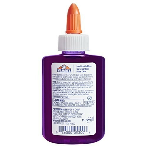 Lot of 15 Elmer's School Glue Purple 3oz Goes On Purple Dries Clear, Washable - Picture 3 of 3