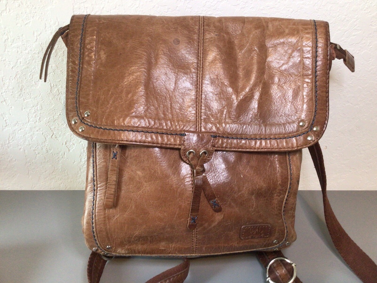 The Sak convertible backpack The Sak Loyola Leather Convertible Mini Backpack - QVC.com main image 3