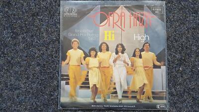 7'' Single Vinyl Ofra Haza - High/ Hi Germany SUNG IN ENGLISH & HEBREW