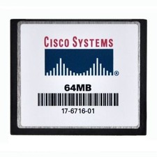 Genuine Cisco 64MB Standard CompactFlash - LOT OF 5