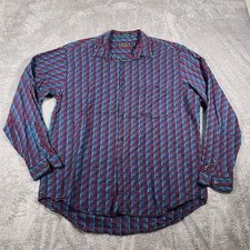 VTG Levi's Sutter Creek Men's Shirt XL Geometric Button-Down Multicolor Casual