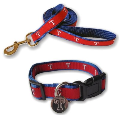 MLB Official Size Small Pets First Milwaukee Brewers Nylon Collar and Matching Leash for Pets