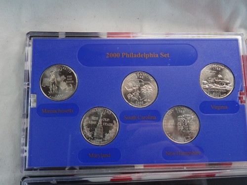2000 Statehood Quarter Sets CSN 20 Coins P D Gold & Platinum US - Picture 3 of 6