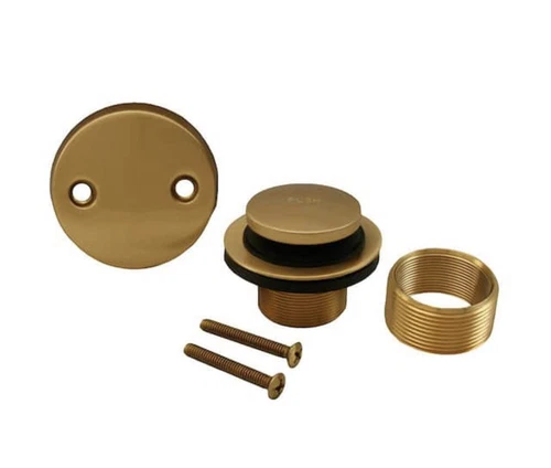 Brushed Bronze Two-Hole Toe Touch Conversion Kit,PartNo B5156BB JonesStephens - Picture 1 of 3