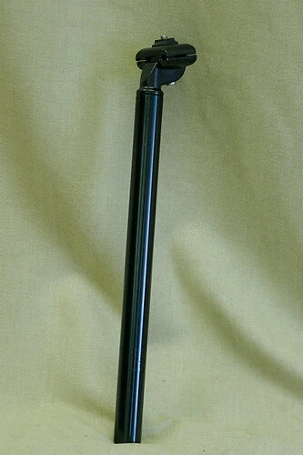 Serre Taille Tige De Selle (seatpost) Vintage Selcof - Diamètre 25.4 Mm, Longueur 225 Mm, Alu Argenté, Occasion Selle Velo