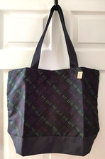 NWT Victoria's Secret Weekender Tote Bag Black Multicolor Pool Gym Yoga Spa