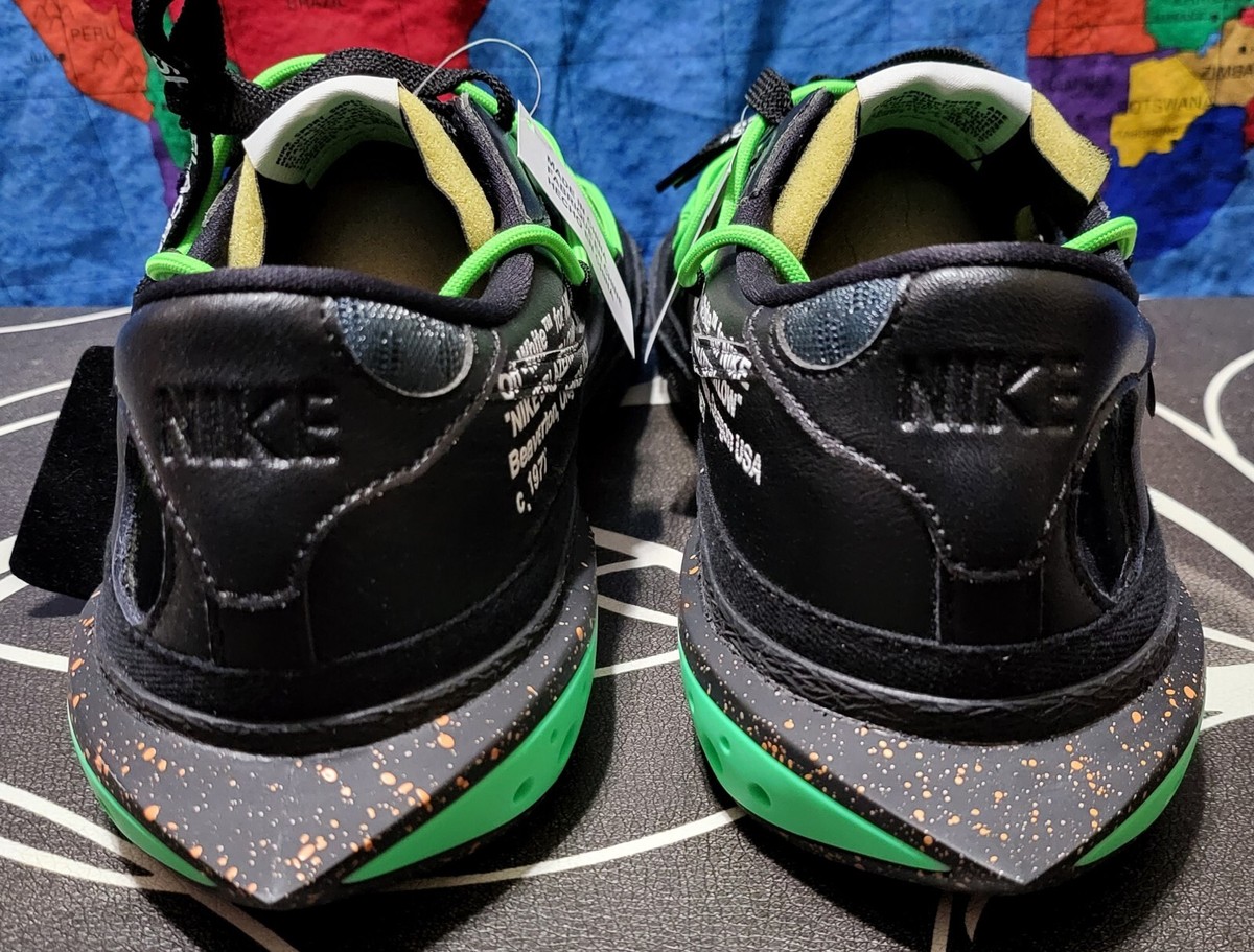 Nike Blazer Low x Off-White Black/ Electro Green Men's Size