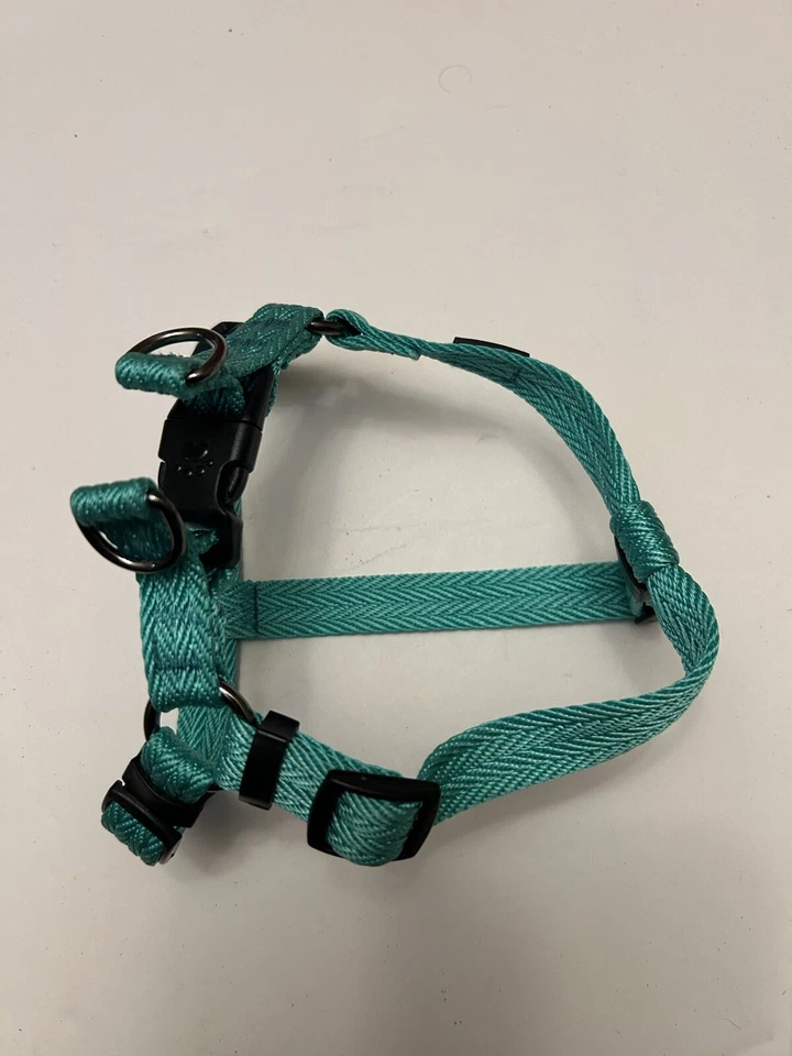 TOP PAW 可调节绿色尼龙狗背带,适用于小型犬二手 — 第 3/3 张图片