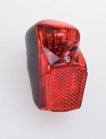 1 Led Fahrrad RüCklicht Modern Line Mit Reflektor Schutzblech Stvzo Mit Batterie