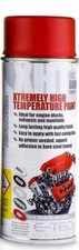 SATIN RED Very High Temperature Paint Engine 1200F 650C (VHT/R) Motorbike N