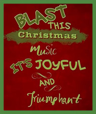 Blast This Christmas Music It's Joyful And Triumphant Grinch Holiday MAGNET