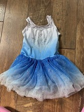 Blue and White Dance Costume