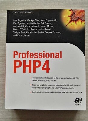 Professional PHP4, Englische Ausgabe - 2003/USA, ISBN 1590592484, neuwertig