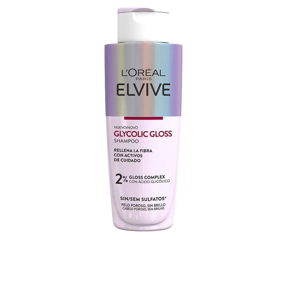 Cabello L'Oréal Paris mujer ELVIVE GLYCOLIC GLOSS champú 200 ml