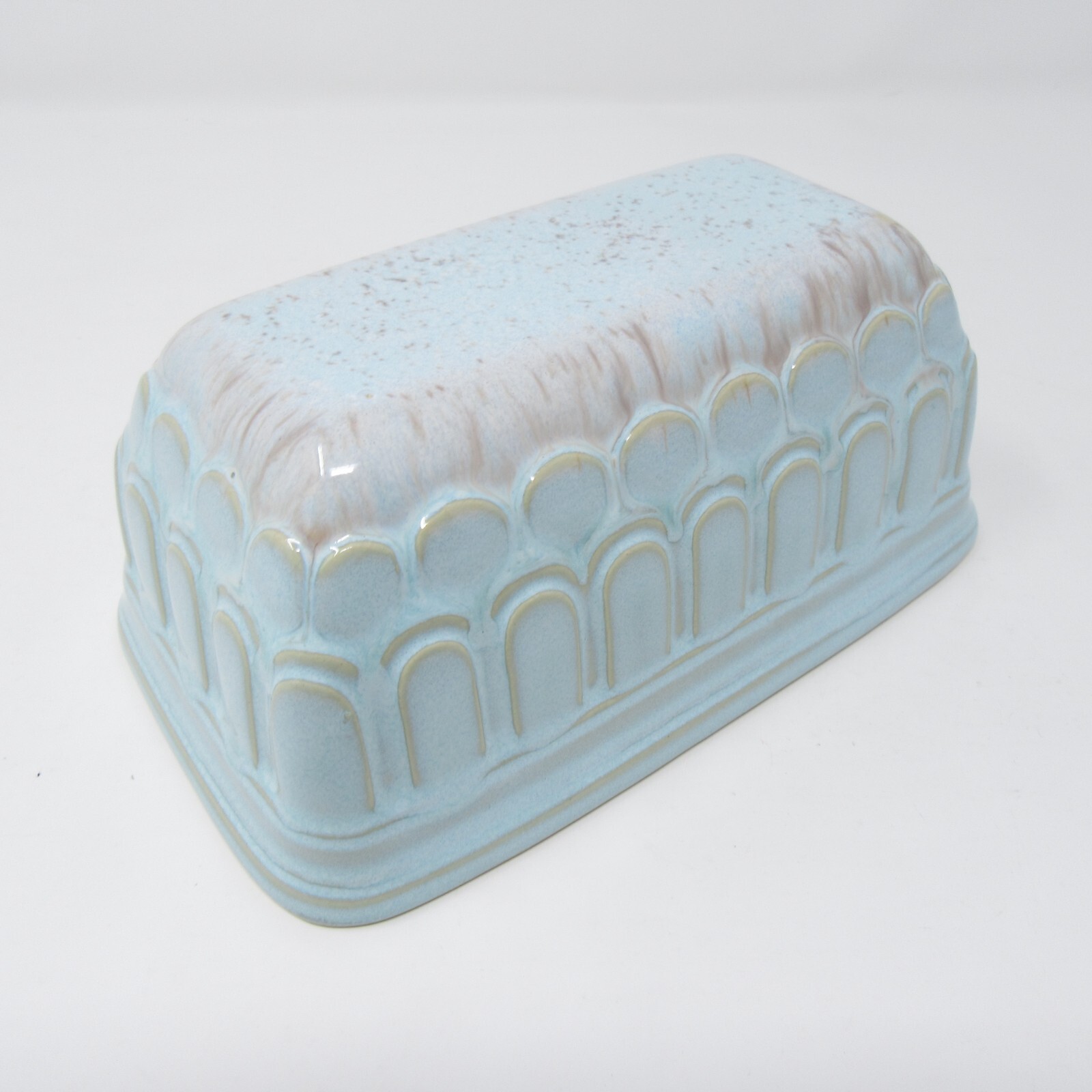 Anthropologie Loaf Pan Baking Dish Stoneware Mold Made in Portugal Oven