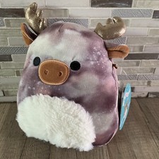 NEW Squishmallows Greggor The Moose 10  Plush Furry Belly 2022 Kellytoy