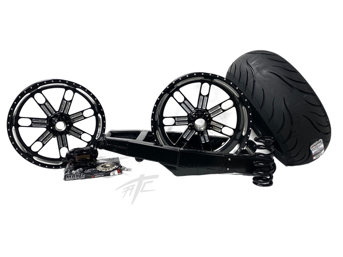 【20%OFF！】Review RXⅡ 1409 14f #9-10 240 STEALTH FAT TIRE KIT BLACK CONTRAST SLAM WHEELS 12-20