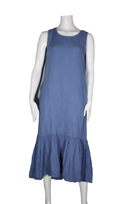 La Contessa Women's Small Blue Maxi Made in Italy Linen Sleeveless Pockets Dress | eBay La Contessa Women's Small Blue Maxi Made in Italy Linen Sleeveless Pockets Dress | eBay