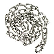 20ft 1/4" 316 SS DIN 766 BBB chain, 4.00 price per foot for additional feet