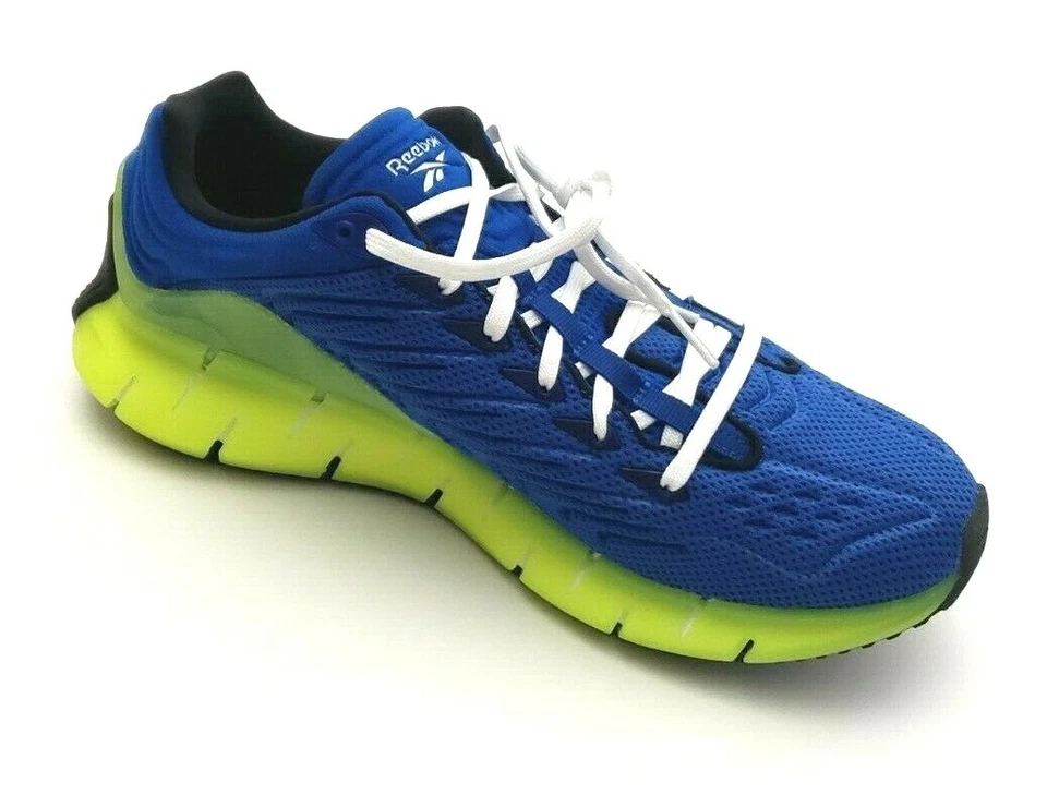 Zapatillas deportivas Reebok Zig Kinetica para niños azul/amarillo solar talla 7 Foto 3 de 4