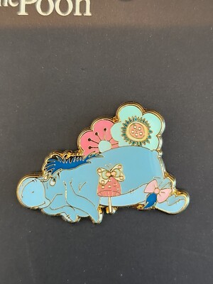 Disney Loungefly Pin - Eeyore - Mushroom Floral - Winnie the Pooh New On Card