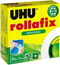 Ruban adhésif invisible Rollafix UHU 33 m x 19 mm