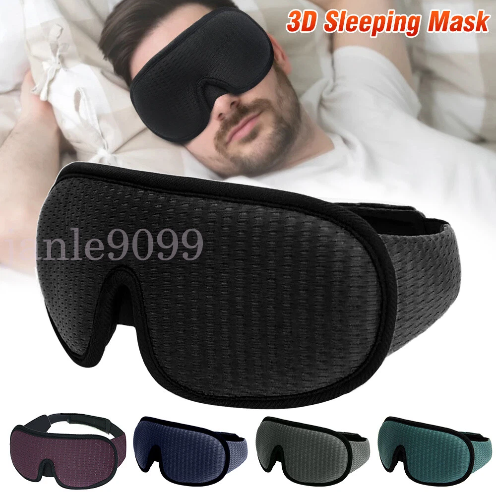Maschera Per Dormire In Seta Maschera Per Dormire Morbida E Liscia Per Gli Occhi Copertura Per Ombra Da Viaggio Rilassa Il Sonno Benda Per Gli Occhi Copertura Per Gli Occhi Aiuto Per Dormire - Foto 2