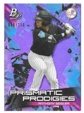 Anthony Seigler 2019 Bowman Platinum Prismatic Prodigies Purple #PPP-31 /250 ⚾✨