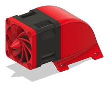 For Arrma Kraton 6s Supercharger Fan Mount + Fan Guard 40mm fan 42mm motors