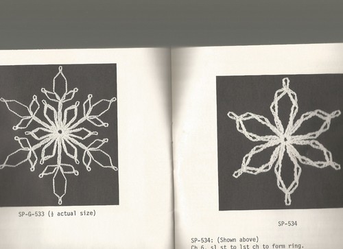 Crochet Snowflakes Patterns Vintage 1980s Helen Haywood 13 styles P26 - Picture 8 of 9