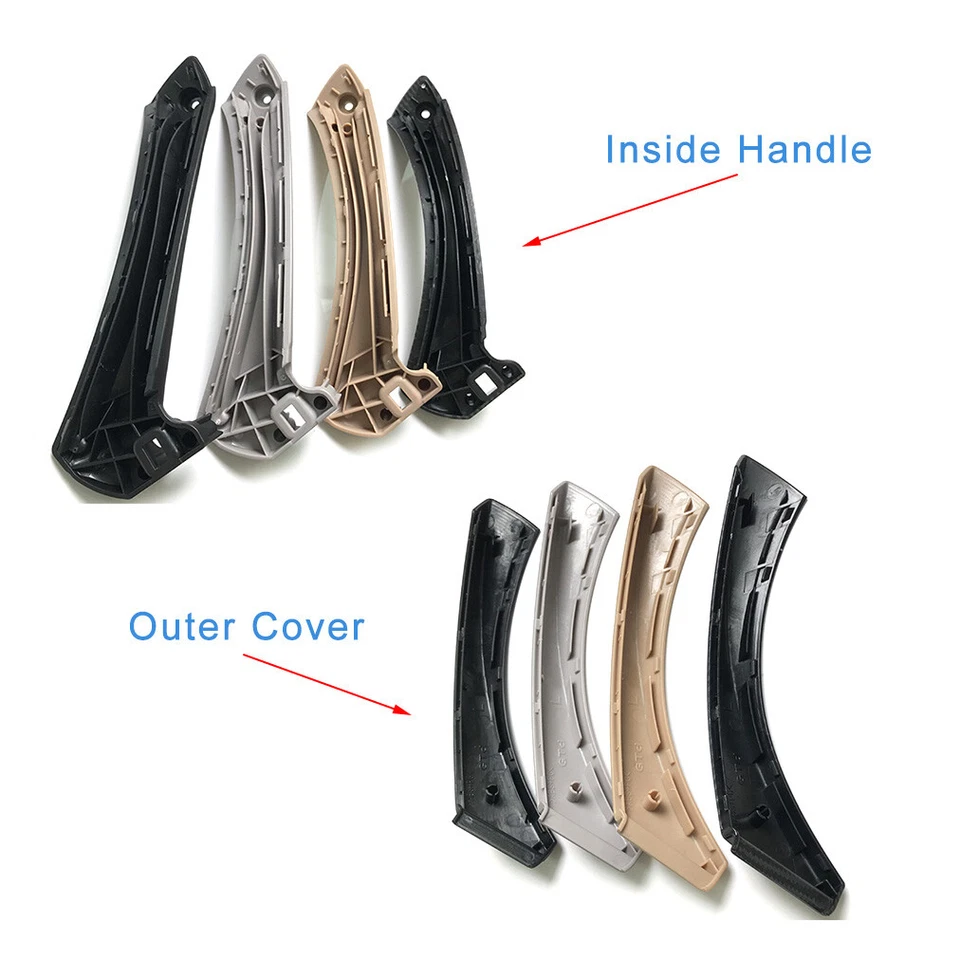 For BMW 3 Series 05-12 Inner Door Pull Handle&Cover Carbon Fiber LHD (H:37.5cm) - Image 3 of 4