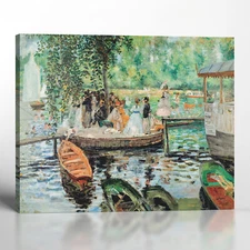 Famous Paintings Renior Canvas Wall Art, Fine Art Prints, La Grenouillere