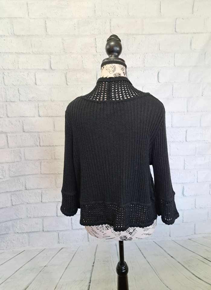 Talla XL negro encogimiento de hombros de Dress Barn Foto 4 de 4