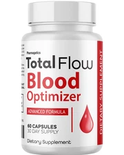 Total Flow - Blood Optimizer ,Healthy Blood Circulation Supplement - 60 Capsules